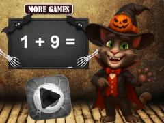 بازی Halloween Tom Math Challenge آنلاین