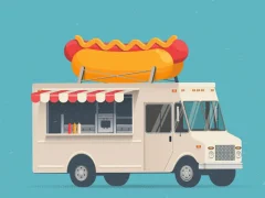 بازی Food Trucks Jigsaw آنلاین