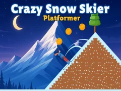 بازی Crazy Snow Skier: Platformer آنلاین