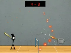 بازی Stick Figure Badminton 3 آنلاین