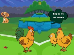 بازی Feed Hungry Hen Family آنلاین