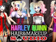 بازی Harley Quinn Hair and Makeup Studio آنلاین