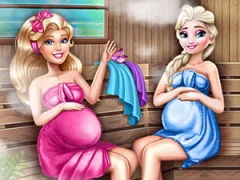 بازی Cute Mommies Pregnant Sauna آنلاین