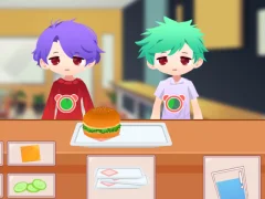 بازی Burger Rush Restaurant آنلاین