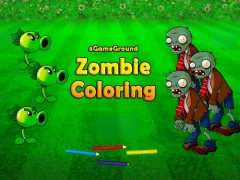 بازی 4GameGround Zombie Coloring آنلاین