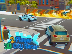 بازی 2 Player 3D City Racer آنلاین