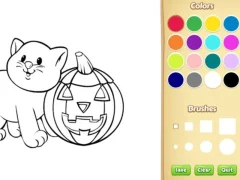 بازی Halloween Coloring Book آنلاین