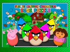 بازی Famous Cartoon Characters Eggs آنلاین