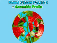 بازی Round jigsaw Puzzle 2 - Assemble Fruits آنلاین