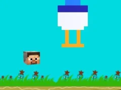 بازی Chicken Jockey Flappy Minecraft آنلاین