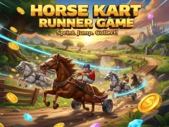 بازی Horse Kart Runner Game آنلاین
