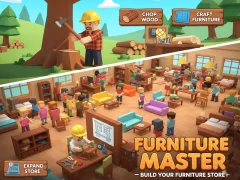 بازی Furniture Master – Build Your Furniture Stor آنلاین