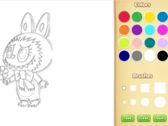 بازی Chibi Labubu Coloring Book for Kids آنلاین