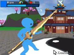 بازی Obby Stickman On Swords آنلاین