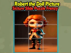 بازی Robert the Doll Picture Slide Puzzle Frenzy آنلاین
