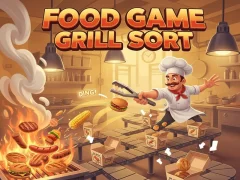 بازی Food Game Grill Sort آنلاین