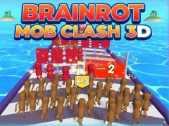 بازی Brainrot Mob Clash 3D آنلاین