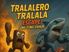 بازی Tralalero Tralala escape Tung Tung Sahur آنلاین