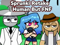 بازی Sprunki Retake Human But FNF آنلاین