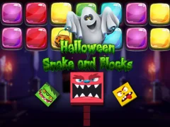 بازی Halloween Snake and Blocks آنلاین