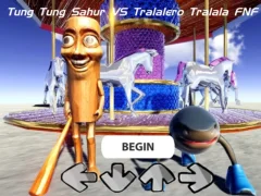 بازی Tung Tung Sahur VS Tralalero Tralala FNF آنلاین
