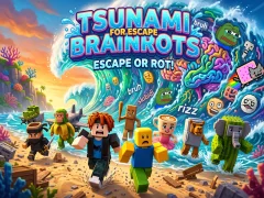 بازی Tsunami For Escape Brainrots آنلاین