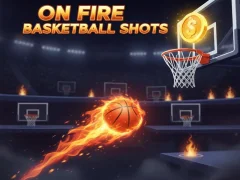 بازی On Fire Basketball Shots آنلاین