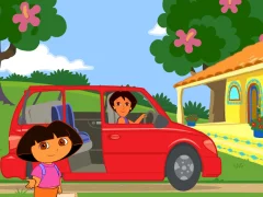 بازی Dora The explorer Dora's Ride-Along City Adventure آنلاین