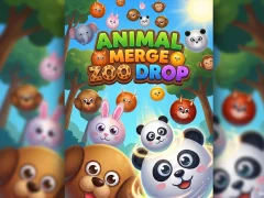 بازی Animal Merge Zoo Drop آنلاین