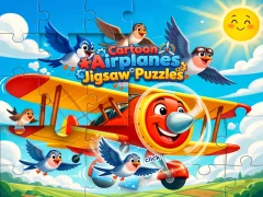 بازی Cartoon Airplanes: Jigsaw Puzzles آنلاین