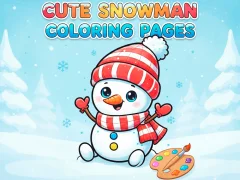 بازی Cute Snowman Coloring Pages آنلاین