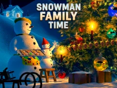 بازی Snowman Family Time آنلاین