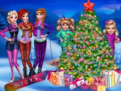 بازی Princesses Christmas tree آنلاین