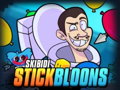 بازی Skibidi Stick Bloons آنلاین