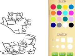 بازی Cats Coloring Book For Kids آنلاین
