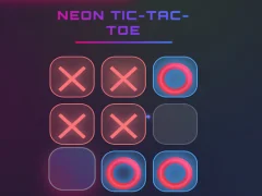 بازی Neon Tic Tac Toe آنلاین