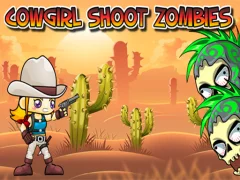 بازی Cowgirl Shoot Zombies آنلاین