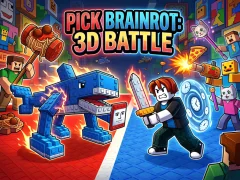 بازی Pick Brainrot: 3D Battle آنلاین