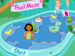 بازی Kelly Club: Pool Maze آنلاین