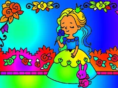 بازی Coloring Book: Princess Juliet آنلاین