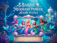 بازی Barbie Mermaid Power Jigsaw Puzzle آنلاین
