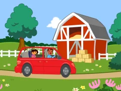 بازی Dora The explorer Dora's Ride-Along Animal Photo Adventure آنلاین
