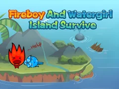 بازی Fireboy and Watergirl Island Survive آنلاین