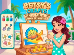 بازی Betsy's Crafts Sand Painting Summer Holiday آنلاین