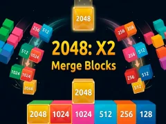 بازی 2048 X2 Merge Blocks آنلاین