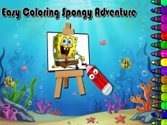 بازی Easy Coloring Spongy Adventure آنلاین