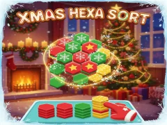 بازی Xmas Hexa Sort آنلاین