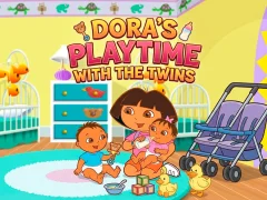 بازی Dora the Explorer Dora's Playtime with the Twins آنلاین