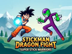 بازی Stickman Dragon Fight - Super Stick Warriors آنلاین