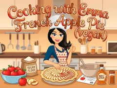 بازی Cooking with Emma French Apple Pie vegan آنلاین
